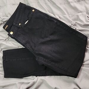 Michael Kors Black Izzy Skinny Jeans - 10